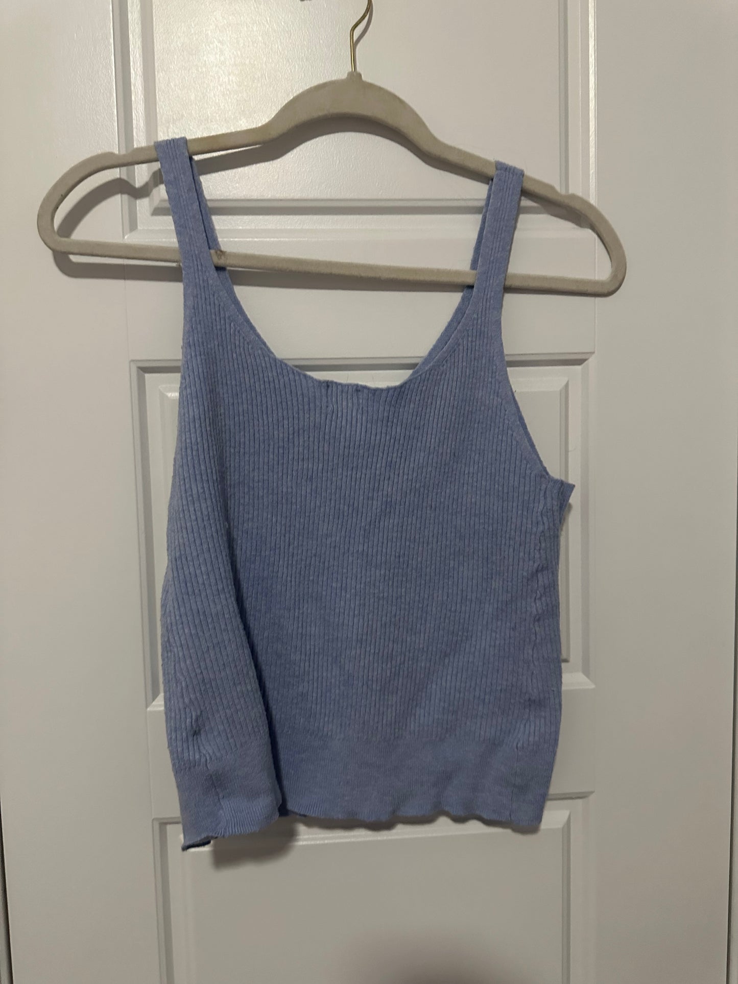 Powder Blue Crop Top