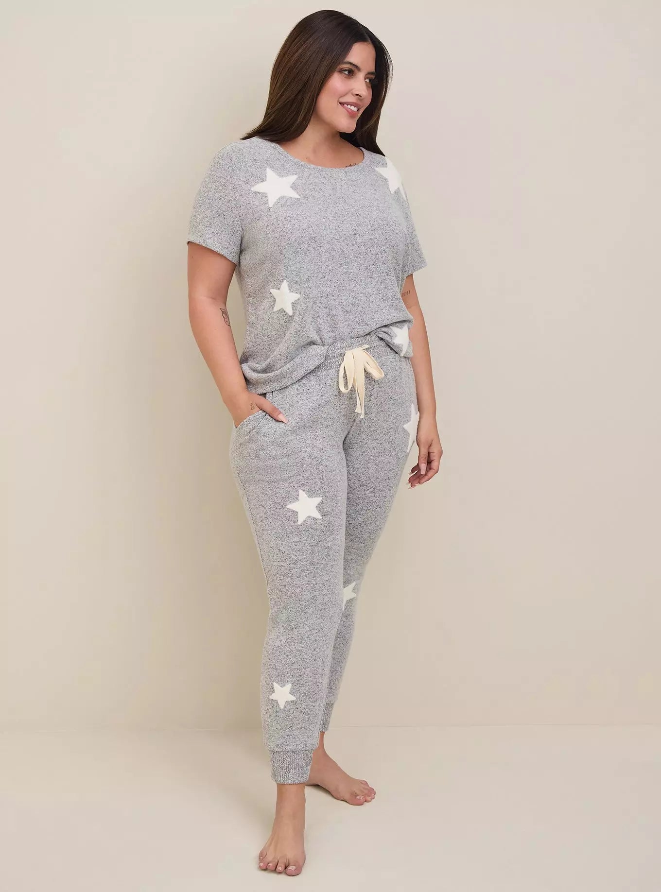 Super Soft Plush Short Sleeve Lounge Tee