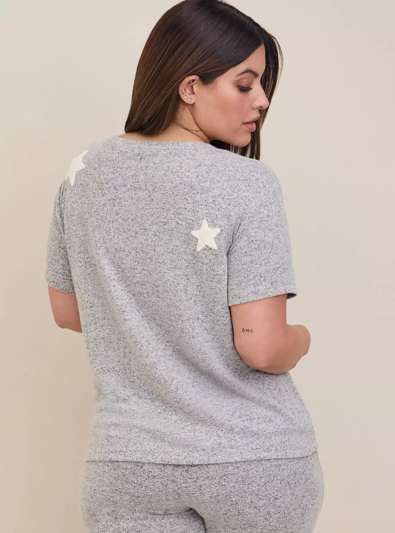 Super Soft Plush Short Sleeve Lounge Tee