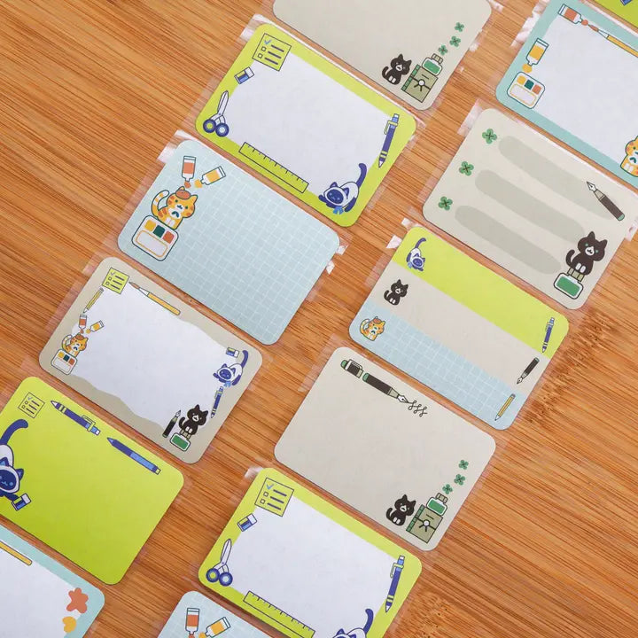 Stationery Cats Labels