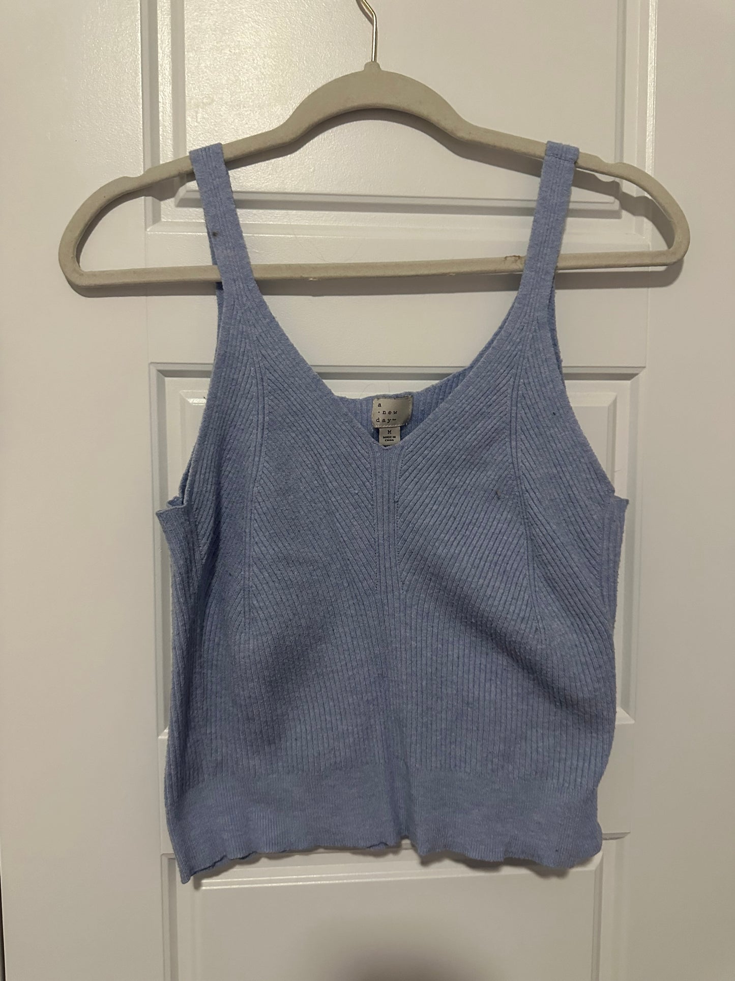 Powder Blue Crop Top