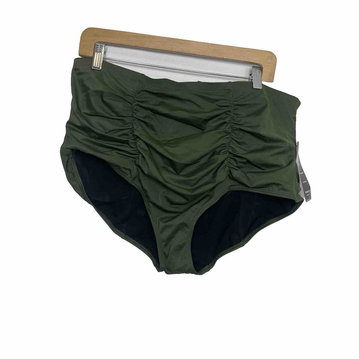 Dark Green Ribbed Bottoms